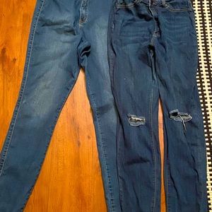 2 pairs of fashion nova jeans size 15 lot